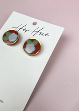 Load image into Gallery viewer, Florence Studs - Rust Red
